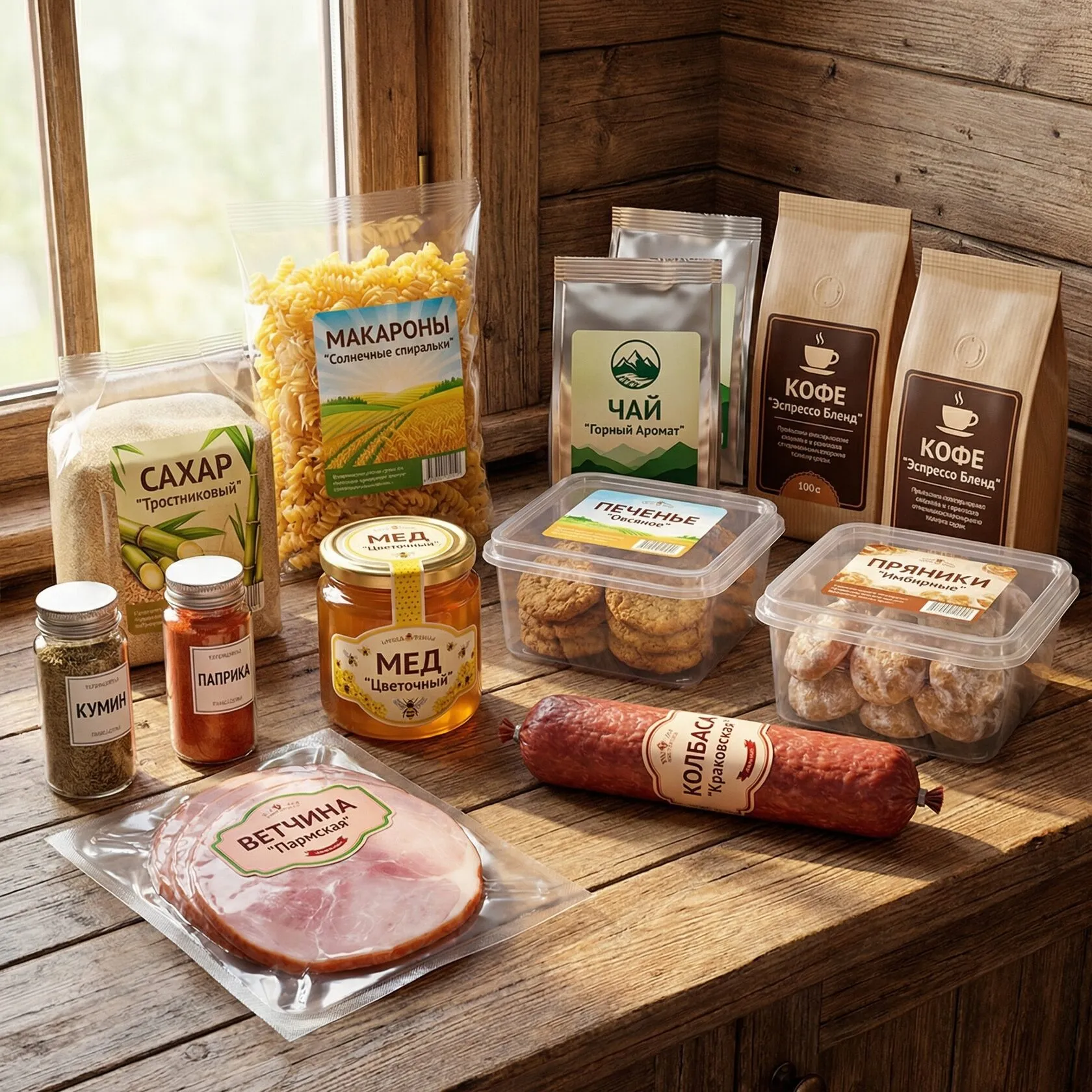 Этикетки для продуктов питания